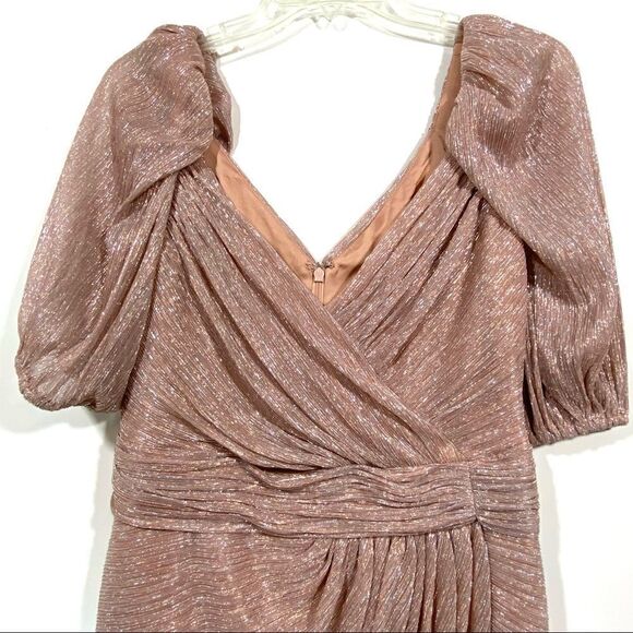 Jonathan Simkhai Shimmer Nina Plisse Mini Dress Sz 6 Fairy Coquette Ballet Party - Picture 5 of 11